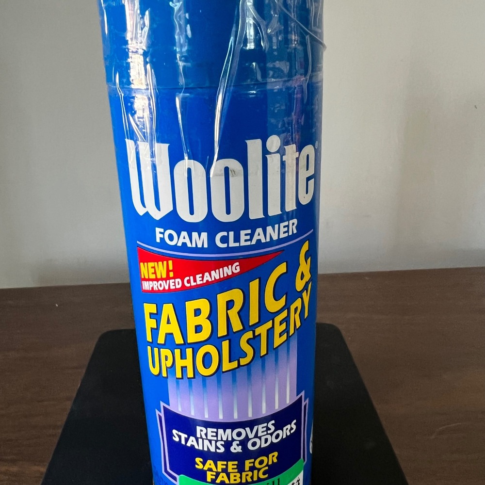 Woolite Fabric and Upholstery Foam Cleaner Stain Odor Remover 13.1oz Spray Can